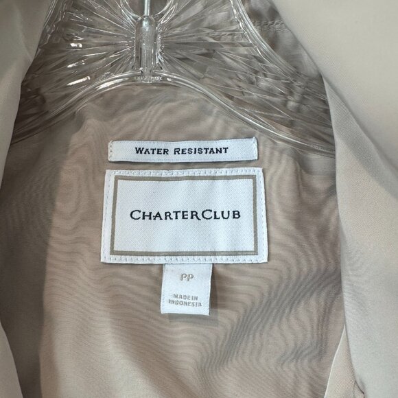 Charter Club Water Resistant Jacket Size PP - Picture 2 of 4